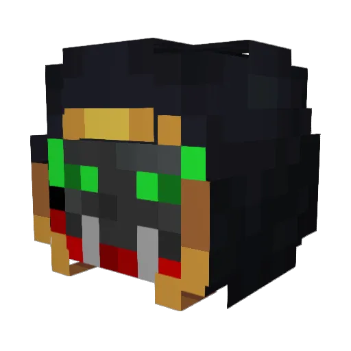 Septhorum Minecraft avatar head, 3D render