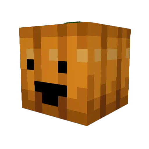 Septica_ Minecraft avatar head, 3D render