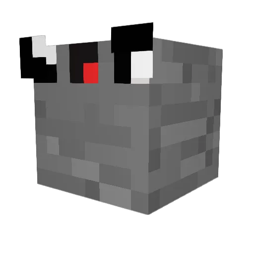 Septilee Minecraft avatar head, 3D render