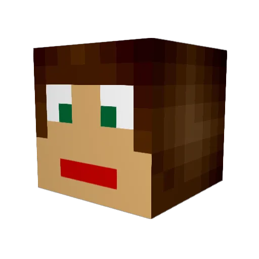 Septimus242 Minecraft avatar head, 3D render