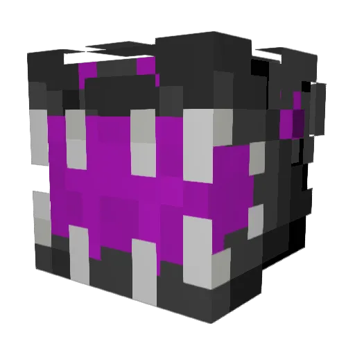 Sepui Minecraft avatar head, 3D render