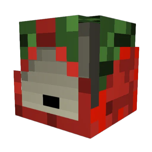 Sepulchre1 Minecraft avatar head, 3D render