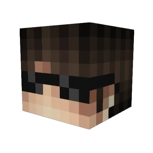 Sepy32 Minecraft avatar head, 3D render