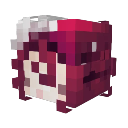 Sequoia__ Minecraft avatar head, 3D render