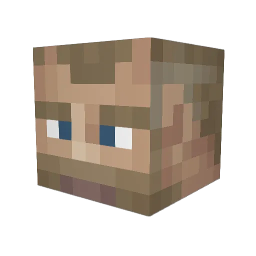 SerFriendzone Minecraft avatar head, 3D render