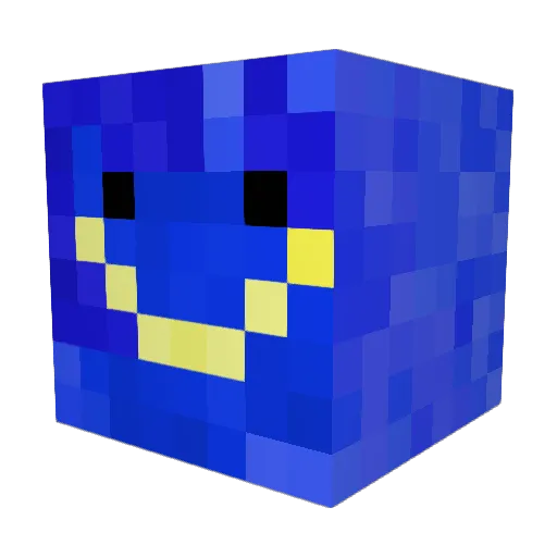 SerGeffrey Minecraft avatar head, 3D render
