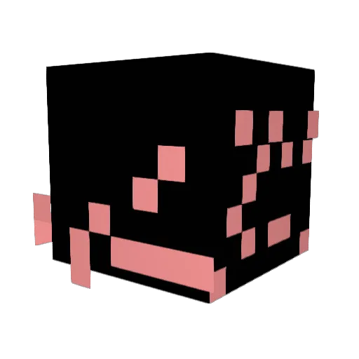 SerPlanet Minecraft avatar head, 3D render