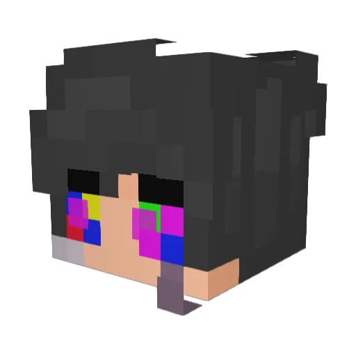 SerSilent_ Minecraft avatar head, 3D render
