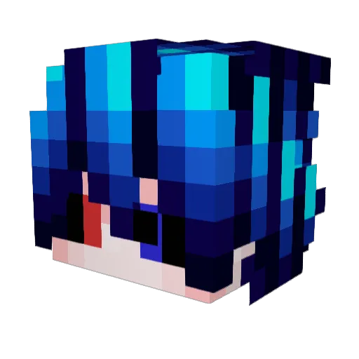 SerToXxe_ Minecraft avatar head, 3D render