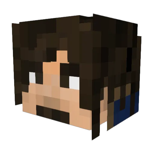 Ser_Optimus Minecraft avatar head, 3D render