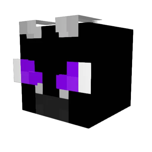 Sera17 Minecraft avatar head, 3D render