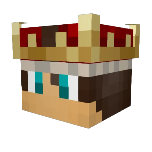Sera2309 Minecraft avatar head, 3D render