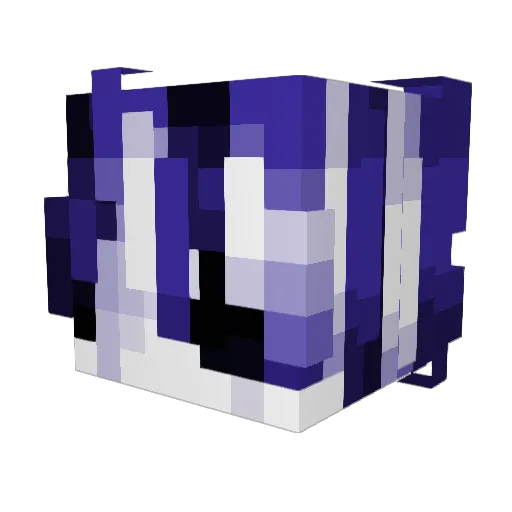Seraaphim_ Minecraft avatar head, 3D render
