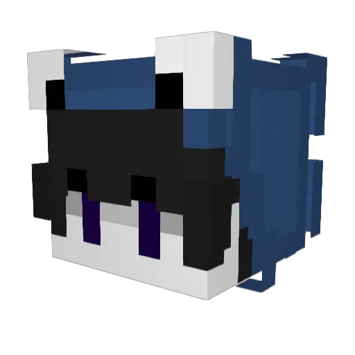 Serafin__ Minecraft avatar head, 3D render