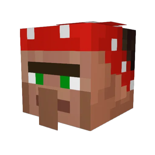 Serafinn__ Minecraft avatar head, 3D render