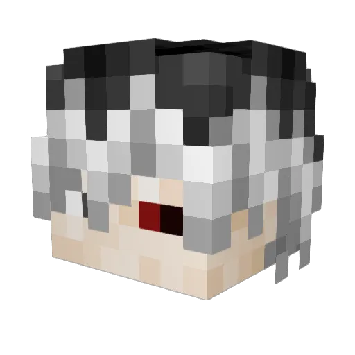Seramus17 Minecraft avatar head, 3D render