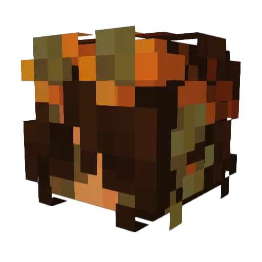 Seranoks Minecraft avatar head, 3D render