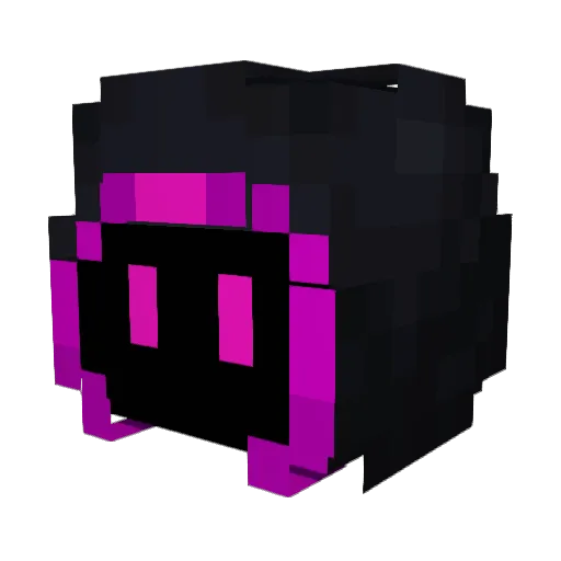 SeraphOfDarkness Minecraft avatar head, 3D render