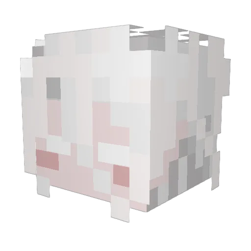 Seraph_945 Minecraft avatar head, 3D render