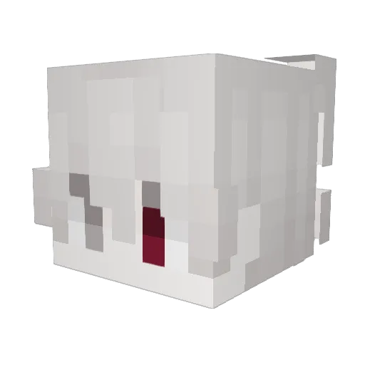 Seraphh1m Minecraft avatar head, 3D render