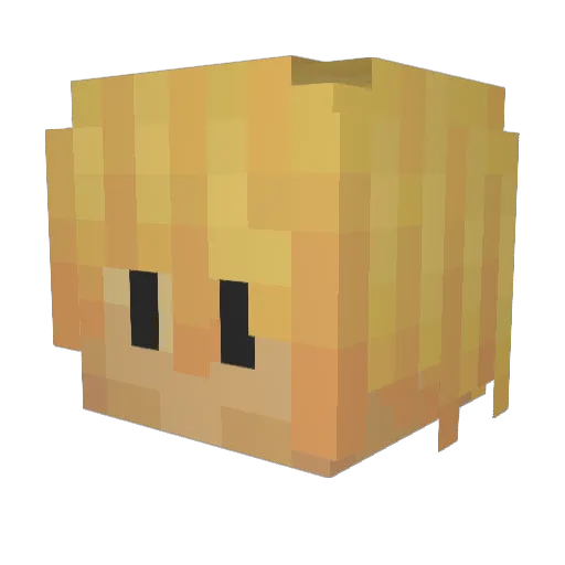 SeraphianSight Minecraft avatar head, 3D render