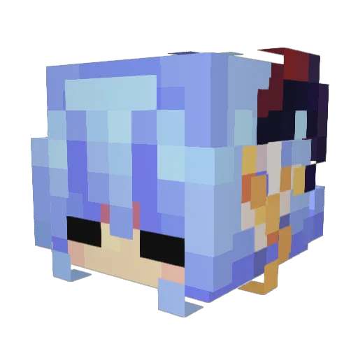 SeraphiumEgg Minecraft avatar head, 3D render