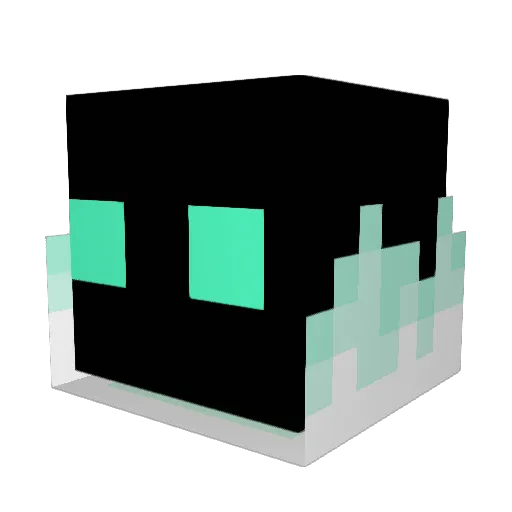 SerariSH Minecraft avatar head, 3D render