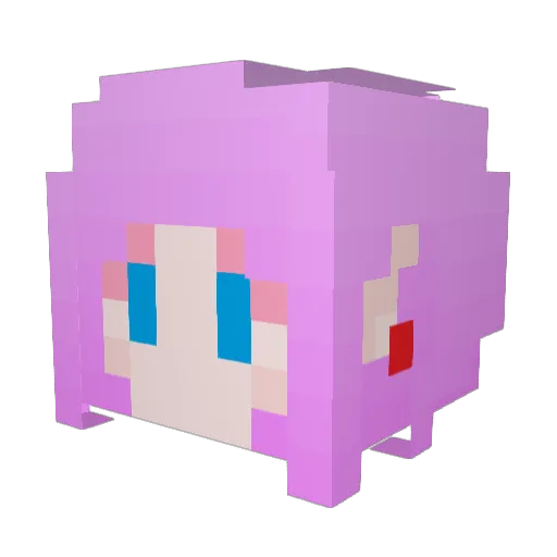 SerathMan Minecraft avatar head, 3D render