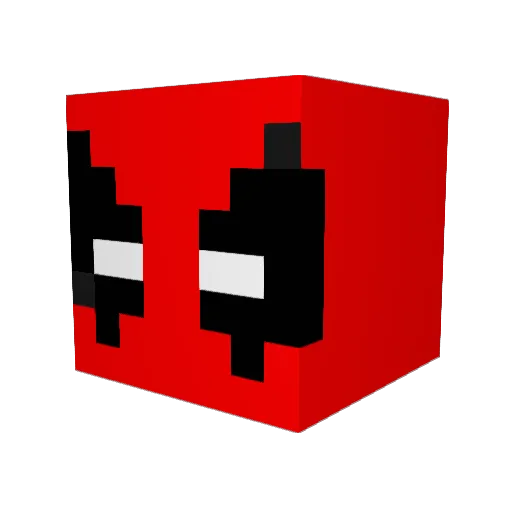Seravee2 Minecraft avatar head, 3D render