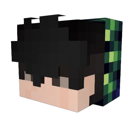 SerbianPsycho Minecraft avatar head, 3D render