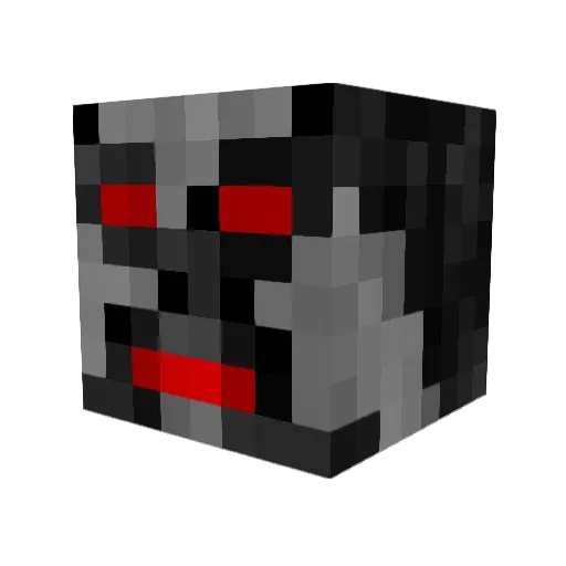 Serbic Minecraft avatar head, 3D render
