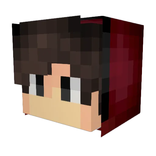 Serdi1988 Minecraft avatar head, 3D render