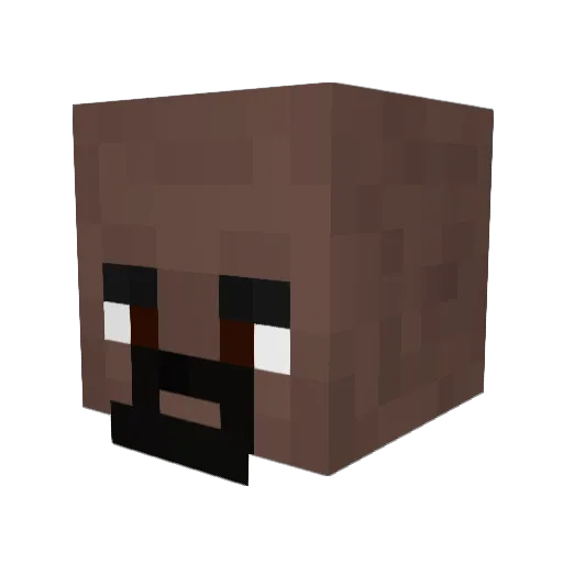 SeregaErofeev Minecraft avatar head, 3D render
