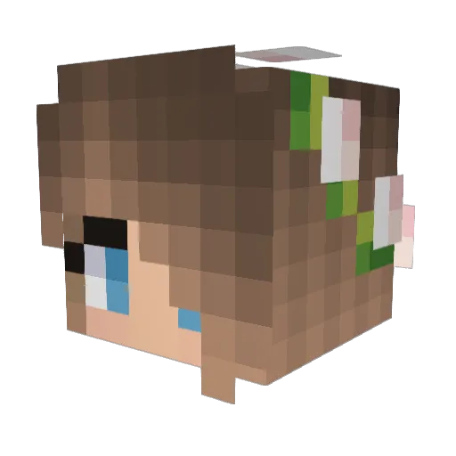 Serein_Lyn Minecraft avatar head, 3D render