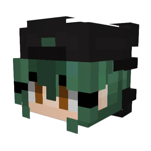 SerendipityDoDaa Minecraft avatar head, 3D render