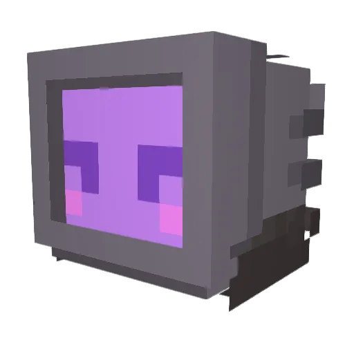 SerendipityMinus Minecraft avatar head, 3D render