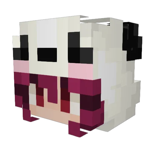 SereneLolz Minecraft avatar head, 3D render