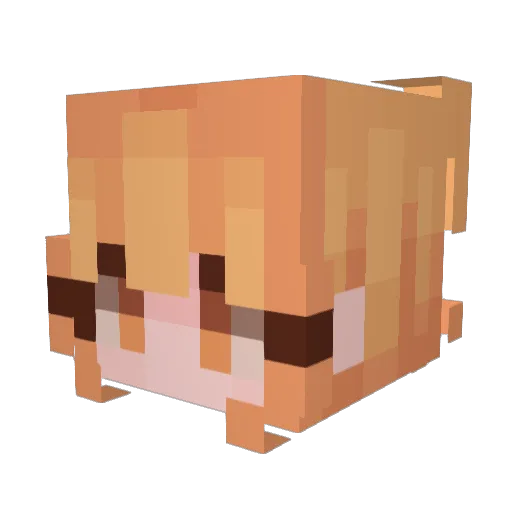 SereneUwU Minecraft avatar head, 3D render