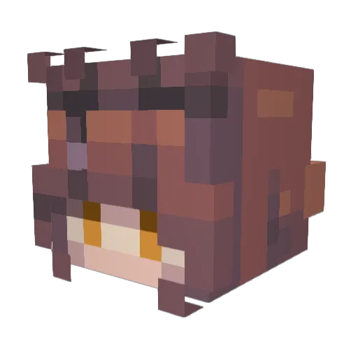 Serenenity_ Minecraft avatar head, 3D render
