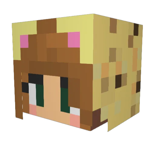 Serenity19962 Minecraft avatar head, 3D render