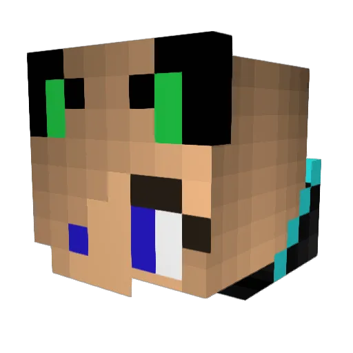 Serenitym65 Minecraft avatar head, 3D render