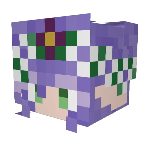 SerenitysPromise Minecraft avatar head, 3D render