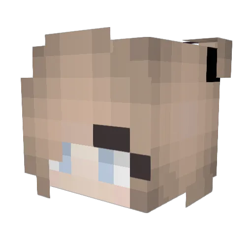 Serenityuk83 Minecraft avatar head, 3D render