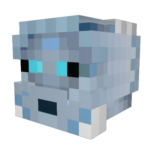 SergPepper Minecraft avatar head, 3D render