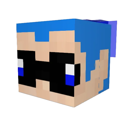 Sergeant9 Minecraft avatar head, 3D render