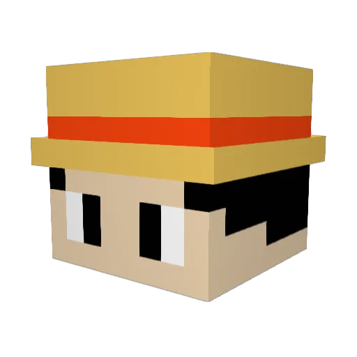 SergeantBoody Minecraft avatar head, 3D render