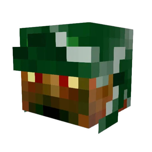 SergeantLiquid Minecraft avatar head, 3D render