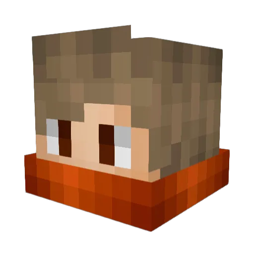SergeantM Minecraft avatar head, 3D render