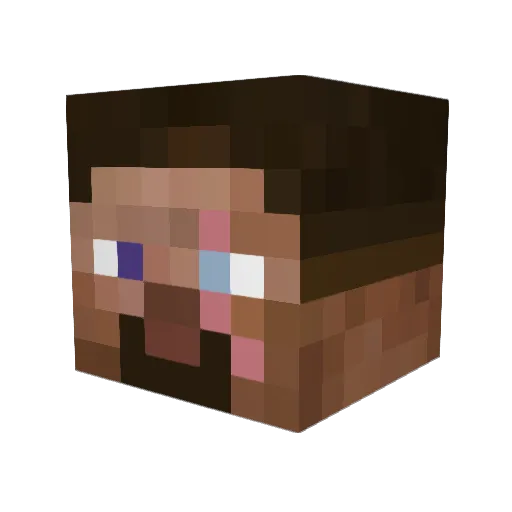 SergeantSYNC Minecraft avatar head, 3D render