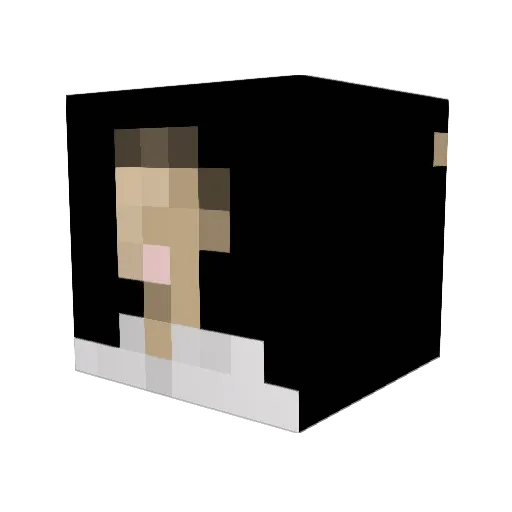 Sergerino Minecraft avatar head, 3D render